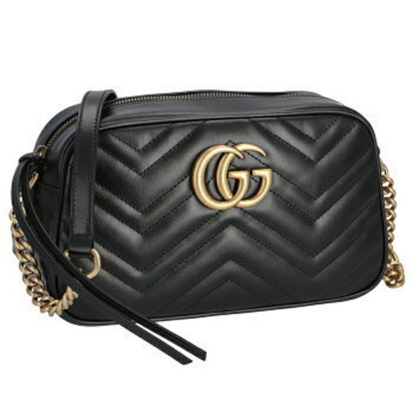Gucci GG Marmont Quilted Shoulder Bag Crossbody - Picture 1 of 9